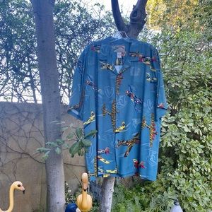 PARADISE FOUND✨Rare Vintage Hawaiian Shirt AIRPLANES